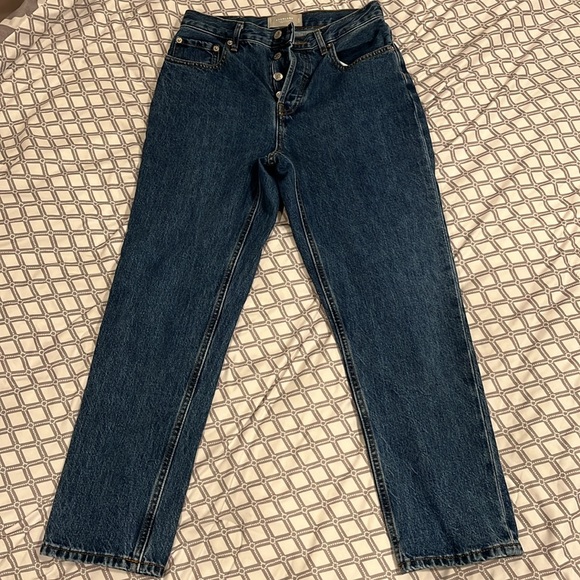 Everlane Denim - Everlane The 90s Cheeky Jean Ankle in Washed Midnight